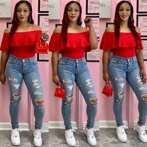 Women’s Bodysuit (Red)